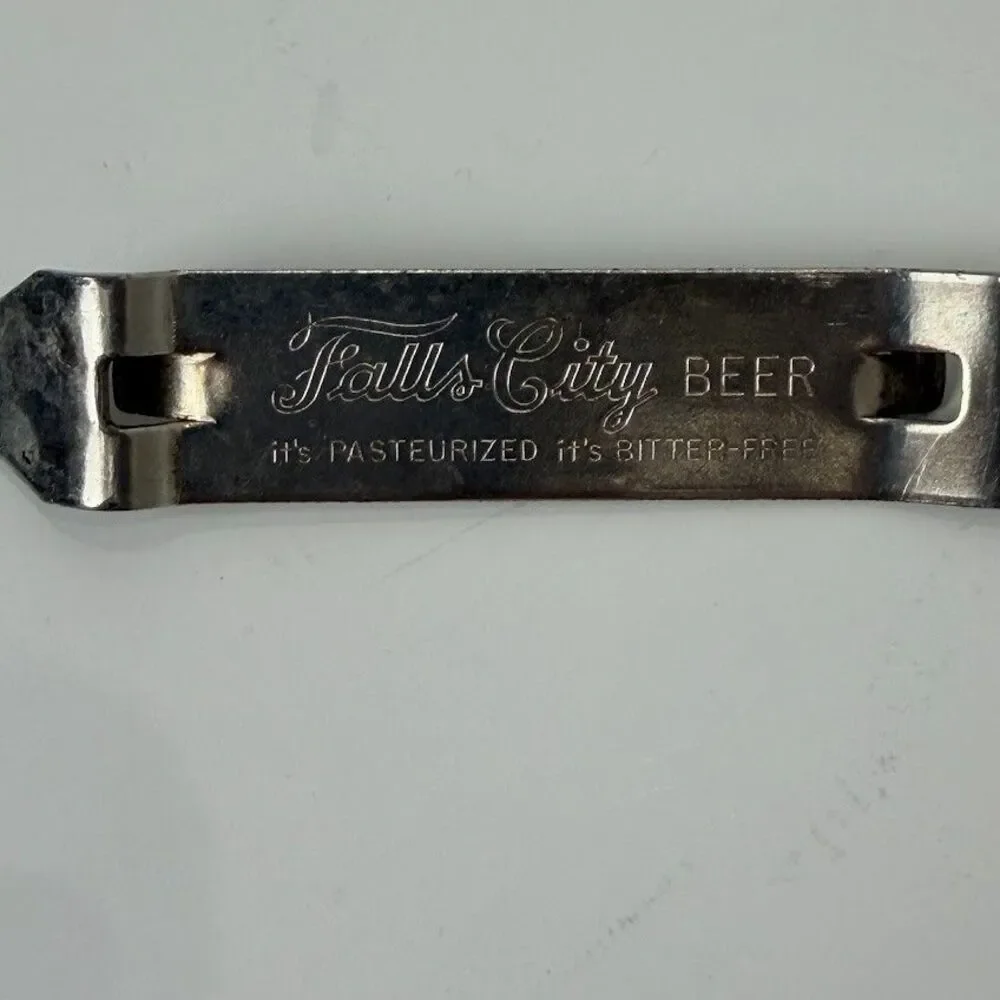 Lot of 4 Vintage Advertising Can/Bottle Openers-Falls City, Oertel, Royal Crown